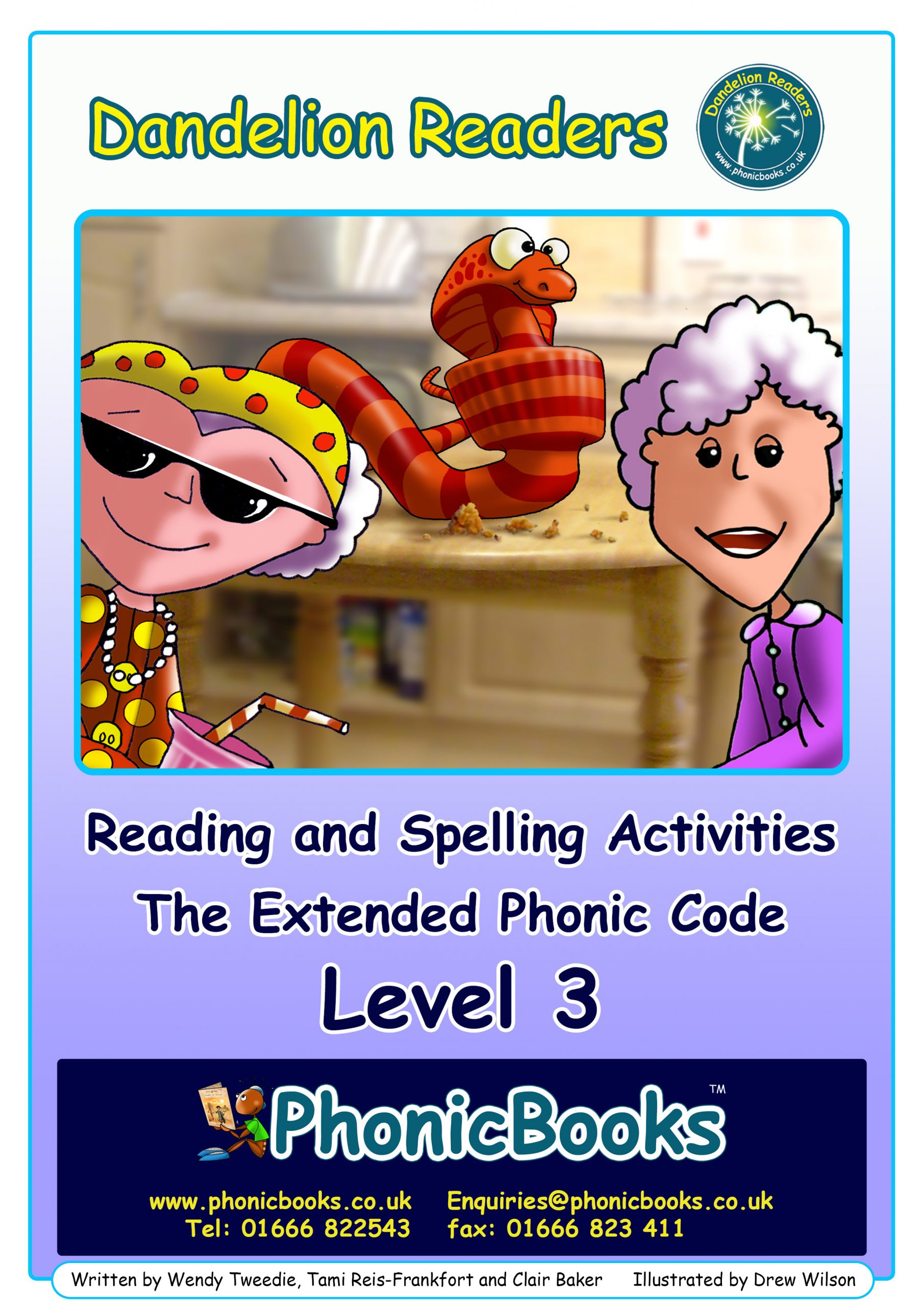  Reading and Spelling Activities Level 3 'Jake the Snake' <br>(DWR17)
