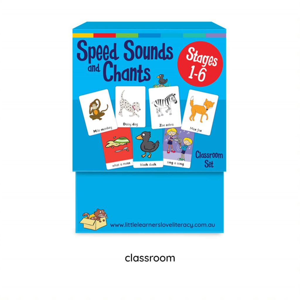  Speed Sound Cards, Stage 1-6 Classroom Size<BR>(LLSSC1M)  