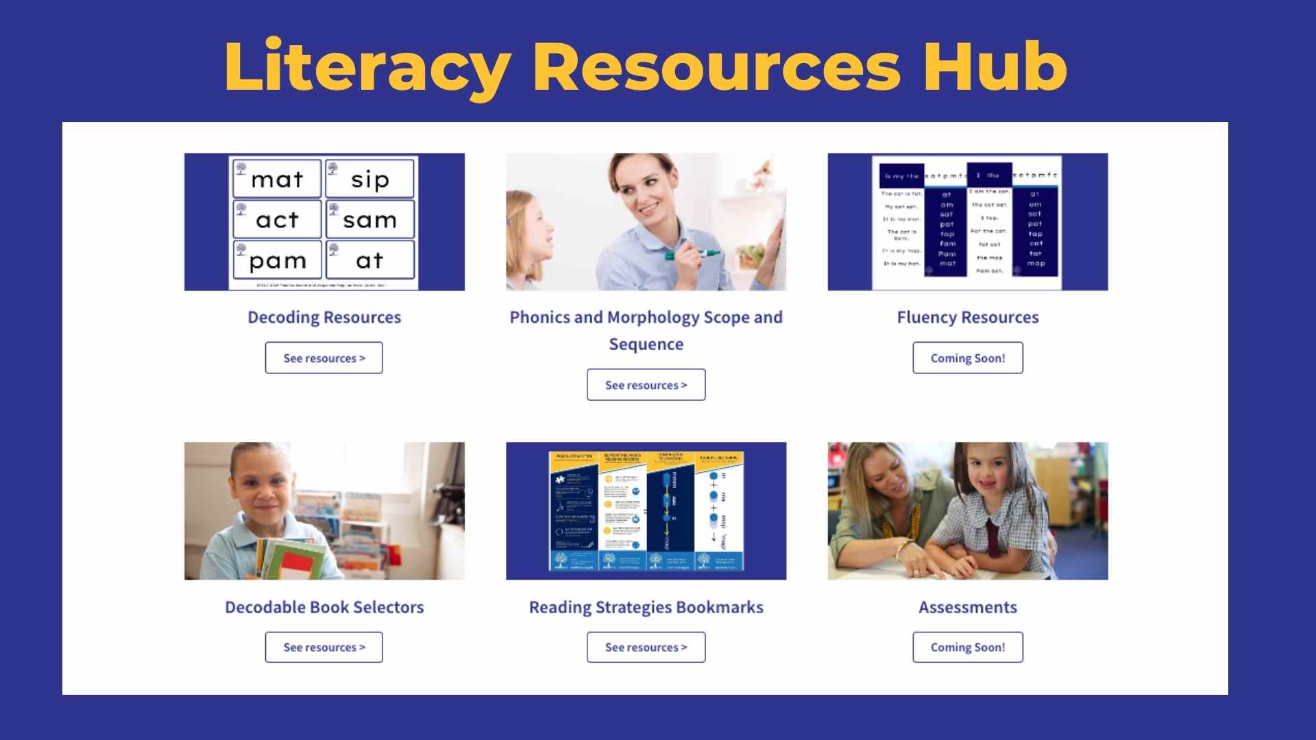 Literacy Resources Hub