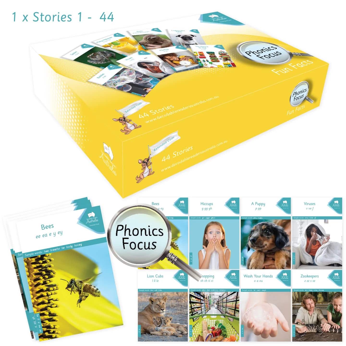 Extended Code <br>Phonics Focus Fun Facts<br>(PFFF)